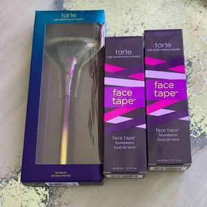 Tarte Face Tape Foundation & Fan Brush!
